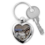 Building Architecture Columns Key Chain (Heart) Front