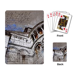 Building Architecture Columns Playing Cards Single Design (rectangle) by Wegoenart