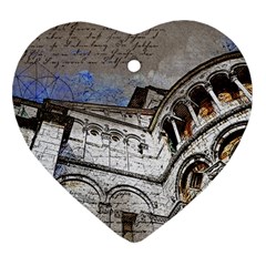 Building Architecture Columns Heart Ornament (two Sides) by Wegoenart