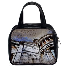 Building Architecture Columns Classic Handbag (two Sides) by Wegoenart