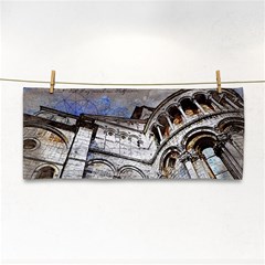 Building Architecture Columns Hand Towel by Wegoenart