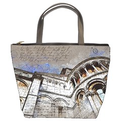 Building Architecture Columns Bucket Bag by Wegoenart