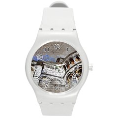 Building Architecture Columns Round Plastic Sport Watch (m) by Wegoenart