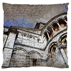 Building Architecture Columns Large Cushion Case (two Sides) by Wegoenart