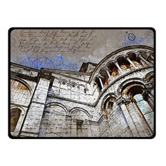 Building Architecture Columns Double Sided Fleece Blanket (small)  by Wegoenart