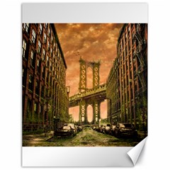 Architecture Buildings City Bridge Canvas 18  X 24  by Wegoenart