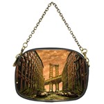 Architecture Buildings City Bridge Chain Purse (One Side) Front