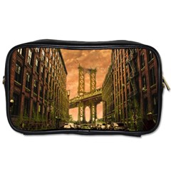 Architecture Buildings City Bridge Toiletries Bag (one Side) by Wegoenart