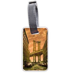 Architecture Buildings City Bridge Luggage Tag (one Side) by Wegoenart