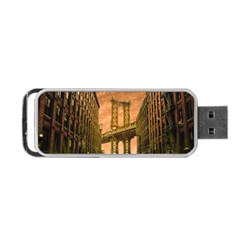 Architecture Buildings City Bridge Portable Usb Flash (two Sides) by Wegoenart