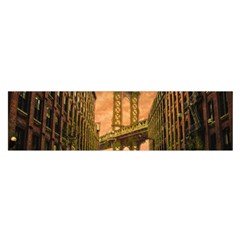 Architecture Buildings City Bridge Satin Scarf (oblong) by Wegoenart