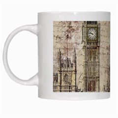 London Westminster Bridge Building White Mugs