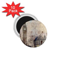 London Westminster Bridge Building 1.75  Magnets (10 pack) 