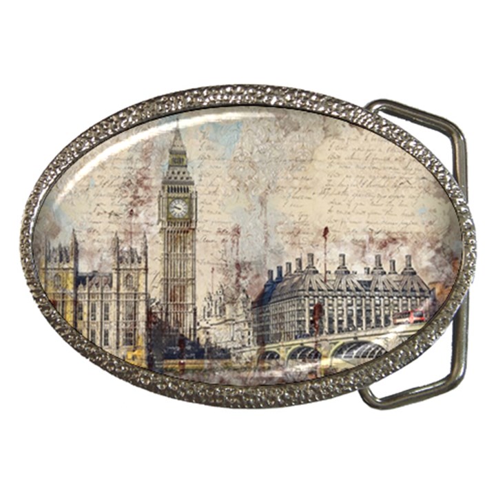 London Westminster Bridge Building Belt Buckles