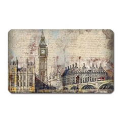 London Westminster Bridge Building Magnet (rectangular) by Wegoenart