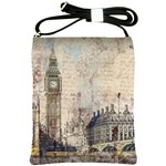 London Westminster Bridge Building Shoulder Sling Bag Front