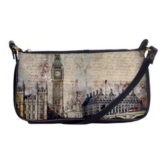 London Westminster Bridge Building Shoulder Clutch Bag by Wegoenart