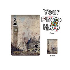 London Westminster Bridge Building Playing Cards 54 Designs (mini) by Wegoenart