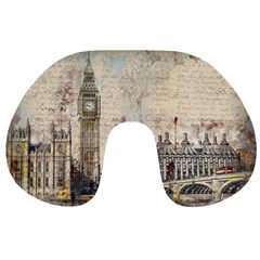 London Westminster Bridge Building Travel Neck Pillow