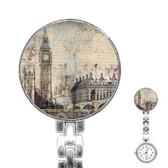 London Westminster Bridge Building Stainless Steel Nurses Watch