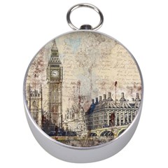 London Westminster Bridge Building Silver Compasses by Wegoenart