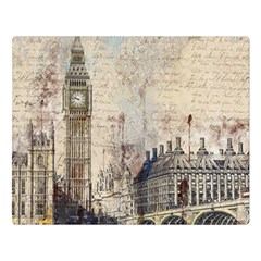 London Westminster Bridge Building Double Sided Flano Blanket (large)  by Wegoenart