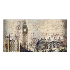 London Westminster Bridge Building Satin Shawl