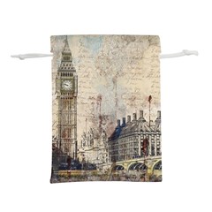 London Westminster Bridge Building Lightweight Drawstring Pouch (l) by Wegoenart