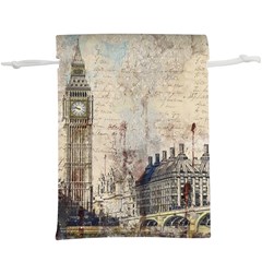 London Westminster Bridge Building  Lightweight Drawstring Pouch (XL)