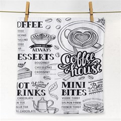 Vintage Coffee Tea Cafe Hamburger Menu Coffee Shop Menu Face Towel