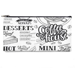 Vintage Coffee Tea Cafe Hamburger Menu Coffee Shop Menu Pencil Cases