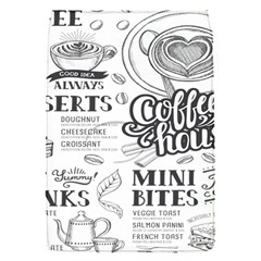 Vintage Coffee Tea Cafe Hamburger Menu Coffee Shop Menu Removable Flap Cover (S)