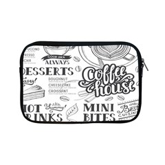 Vintage Coffee Tea Cafe Hamburger Menu Coffee Shop Menu Apple iPad Mini Zipper Cases