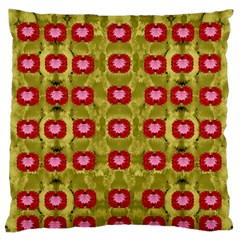 Happy Floral Days In Colors Standard Flano Cushion Case (two Sides) by pepitasart