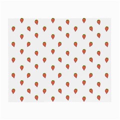 Cartoon Style Strawberry Pattern Small Glasses Cloth by dflcprintsclothing