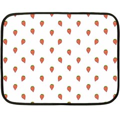 Cartoon Style Strawberry Pattern Double Sided Fleece Blanket (mini)  by dflcprintsclothing