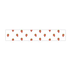 Cartoon Style Strawberry Pattern Flano Scarf (mini) by dflcprintsclothing