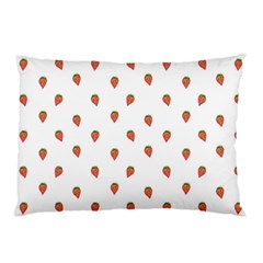 Cartoon Style Strawberry Pattern Pillow Case by dflcprintsclothing