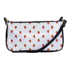 Cartoon Style Strawberry Pattern Shoulder Clutch Bag