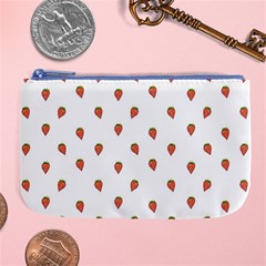 Cartoon Style Strawberry Pattern Large Coin Purse