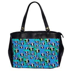 Cute Panda Bears Pattern Oversize Office Handbag by bloomingvinedesign