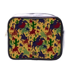 Cowboys Pattern Mini Toiletries Bag (One Side)