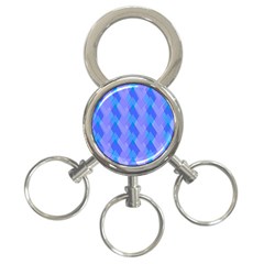 Pastelargyle 3-ring Key Chain by designsbyamerianna