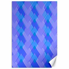 Pastelargyle Canvas 12  X 18  by designsbyamerianna