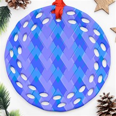 Pastelargyle Round Filigree Ornament (two Sides)