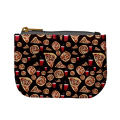 Pizza Pattern Mini Coin Purse by bloomingvinedesign