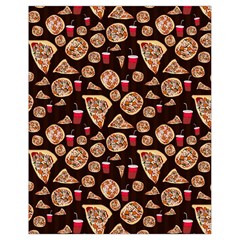 Pizza Pattern Drawstring Bag (small) by bloomingvinedesign