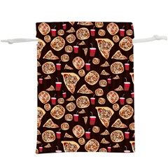 Pizza Pattern  Lightweight Drawstring Pouch (xl)