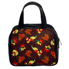 Fire Type Classic Handbag (two Sides) by Mezalola