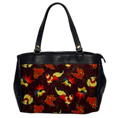 Fire Type Oversize Office Handbag by Mezalola